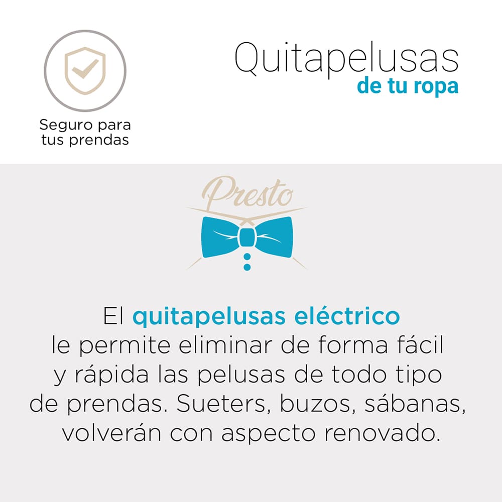 Removedor Quitapelusas Eléctrico 2W
