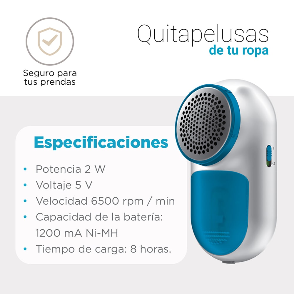 Removedor Quitapelusas Eléctrico 2W