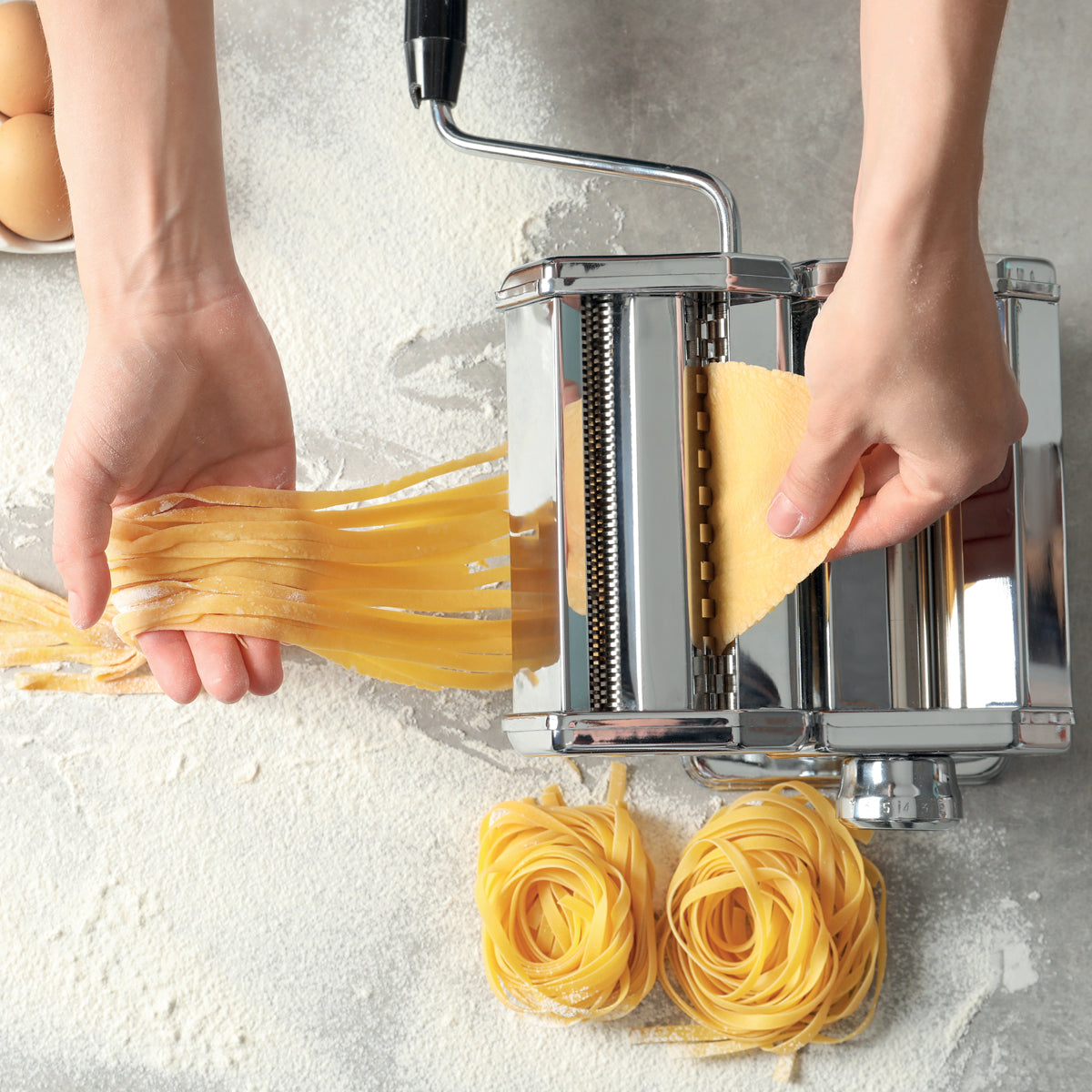 Máquina para Pastas con accesorio para raviolis - Raviolonna