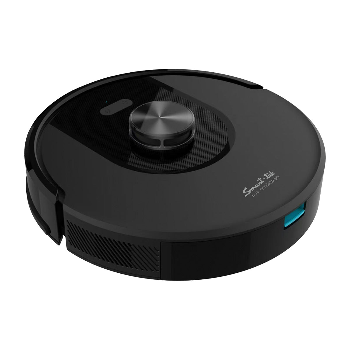 Robot Aspiradora Trapeadora 3 En 1 Smart-tek Ava Dual Clean Negro