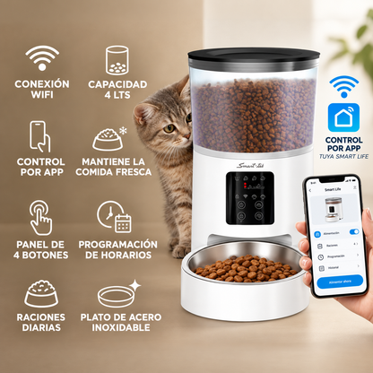 Racionador de alimentos Automático Wi-Fi PF150