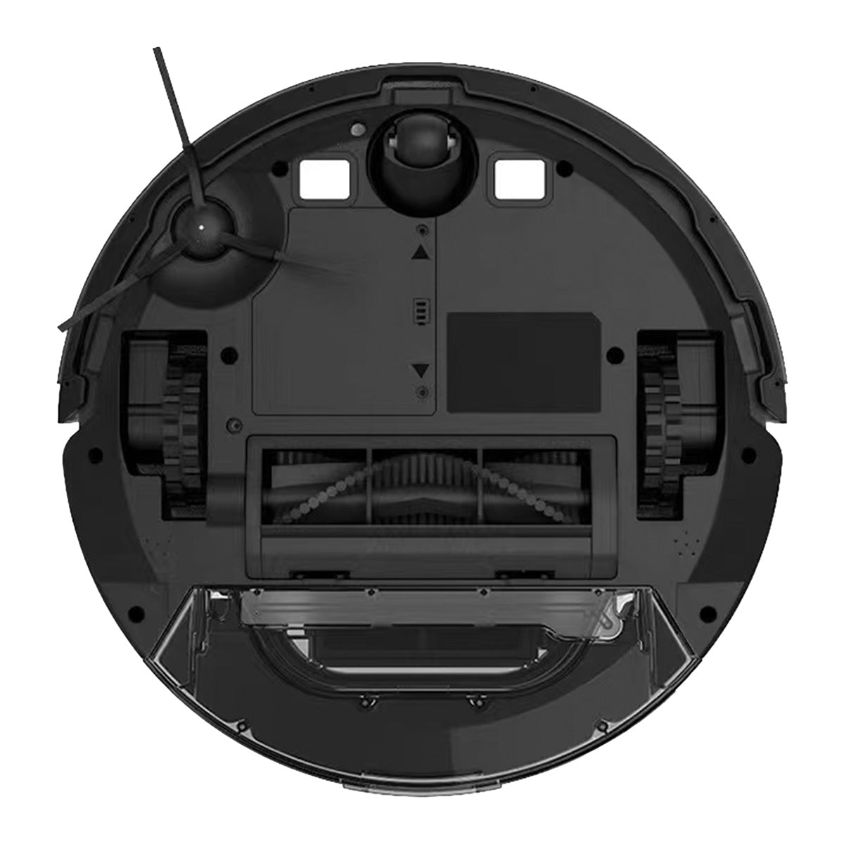 Robot Aspiradora Trapeadora 3 En 1 Smart-tek Ava Dual Clean Negro