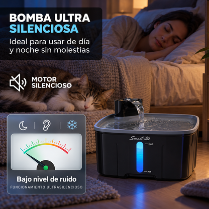 Bebedero Automático Grande Para Mascotas 8 Litros Smart-Tek