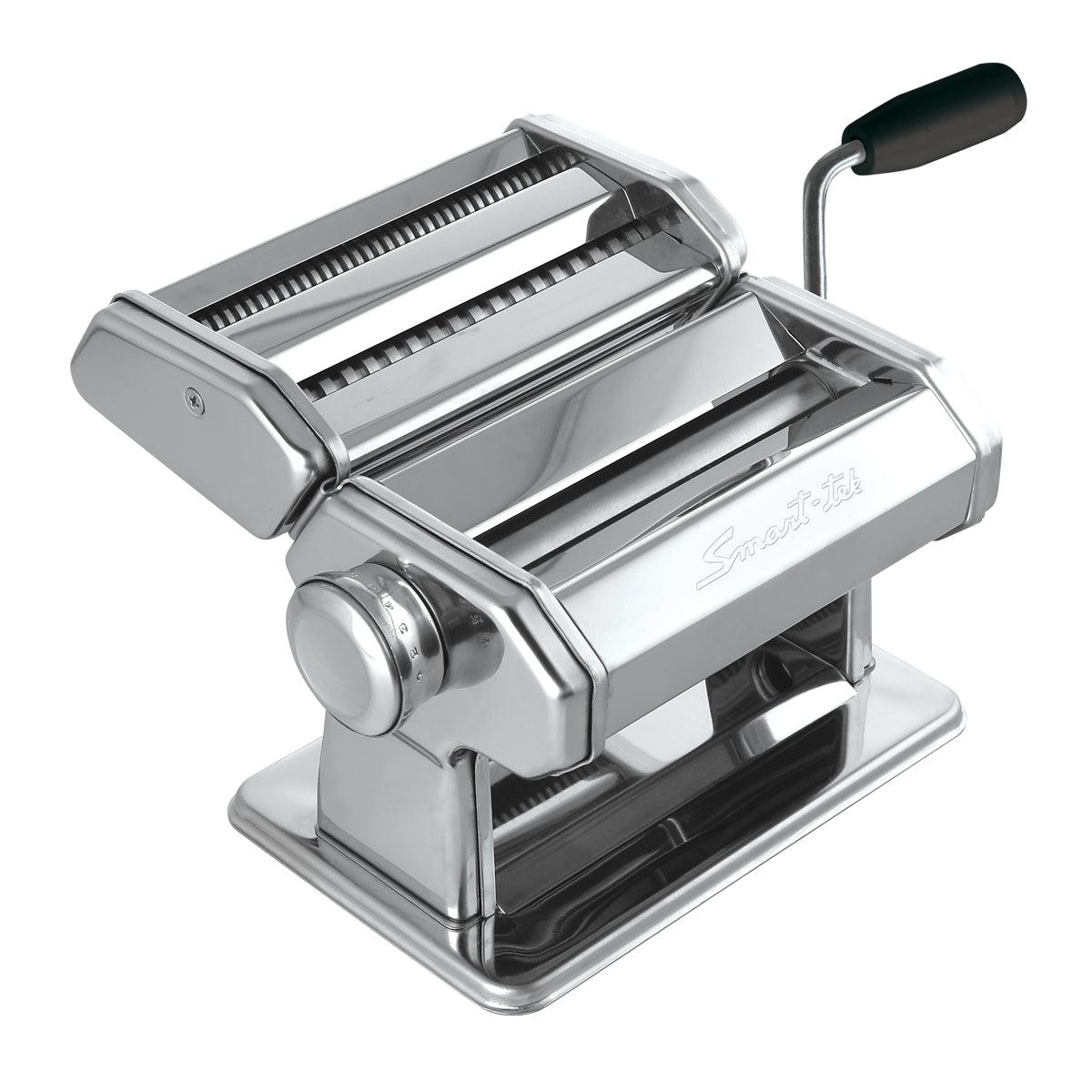 Fabrica Pastas Smart Tek + Raviolera Cortante Maquina Fideo Color Plateado