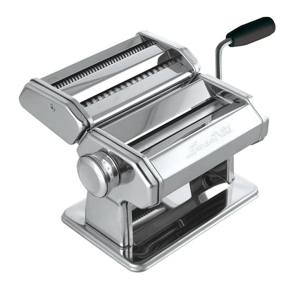 Fabrica Pastas Smart Tek + Raviolera Cortante Maquina Fideo Color Plateado