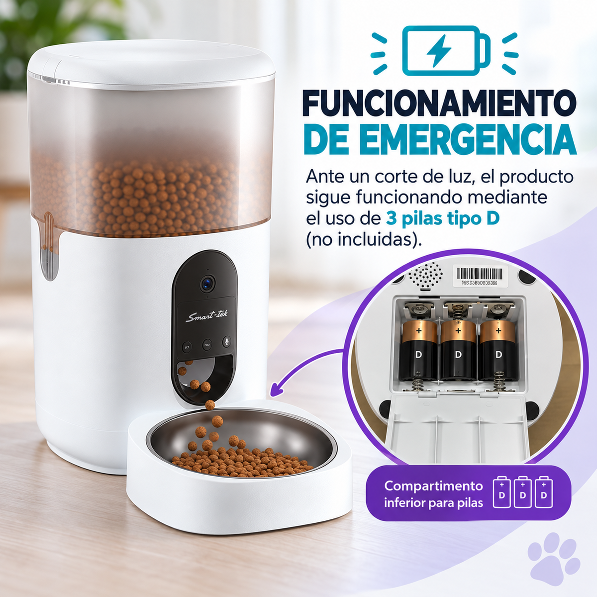 Racionador de alimentos Automático Wi-Fi PF200