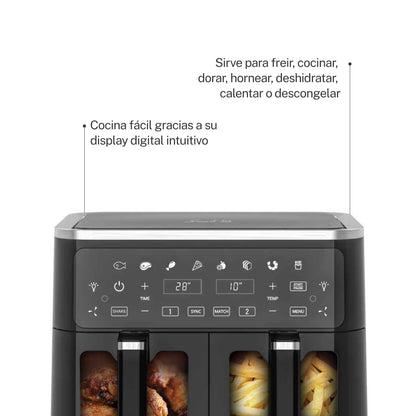 Freidora De Aire Doble Air Fry 9Lts [AF2090D]
