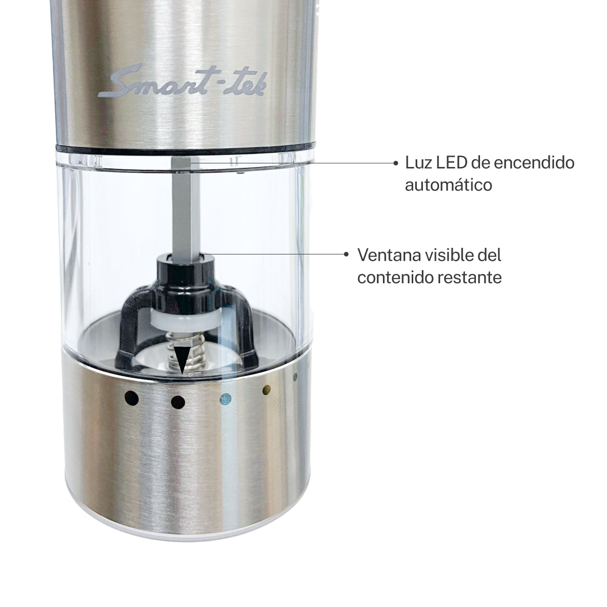 Molinillo Pimentero Eléctrico [SCP-100] - Recargable USB