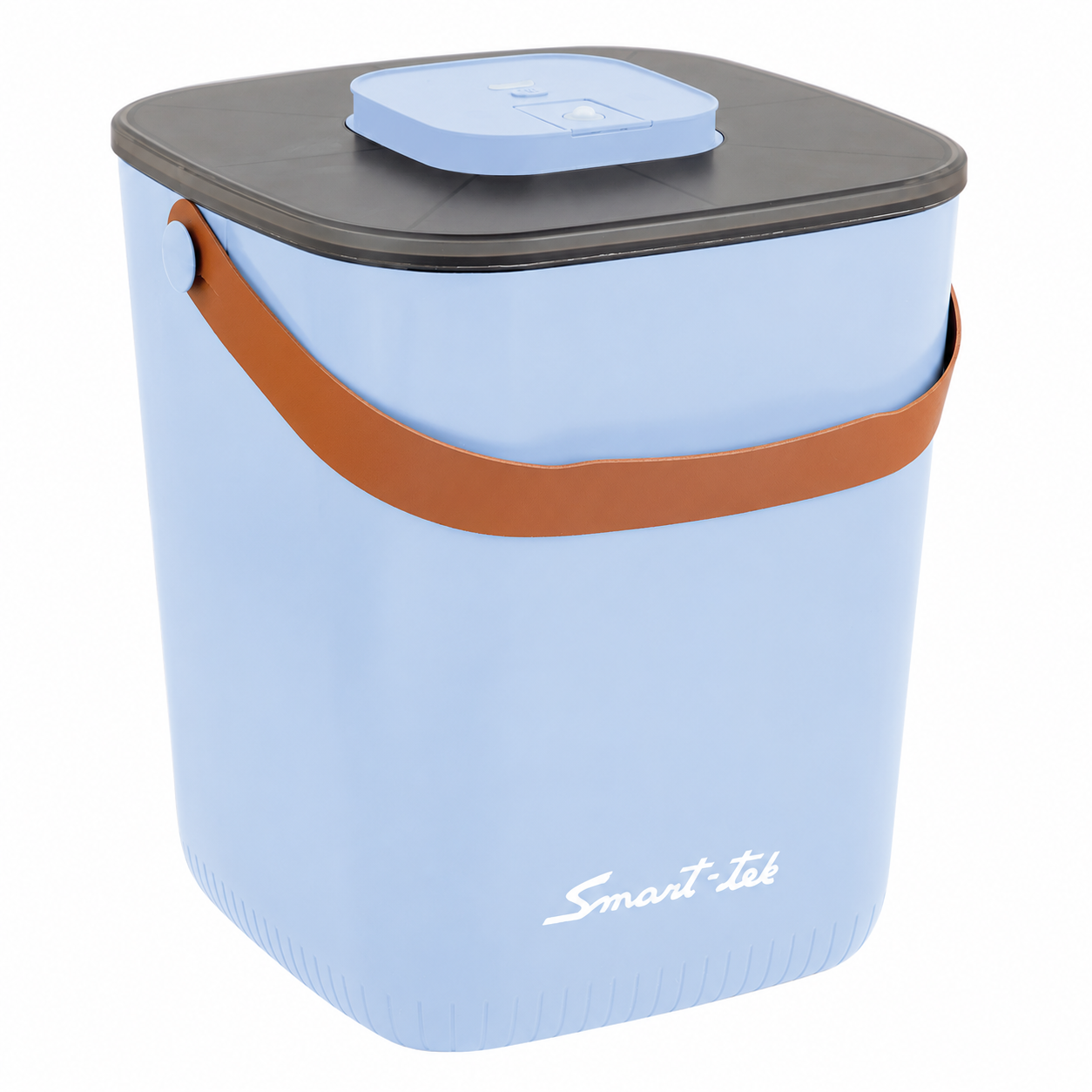 Contenedor Hermético de Alimento para Mascotas, con bomba de sellado al vacío - Celeste