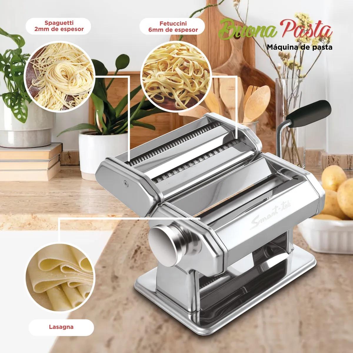 Maquina De Pastas Smart Tek Buona Pasta Bp2017 Acero Inox