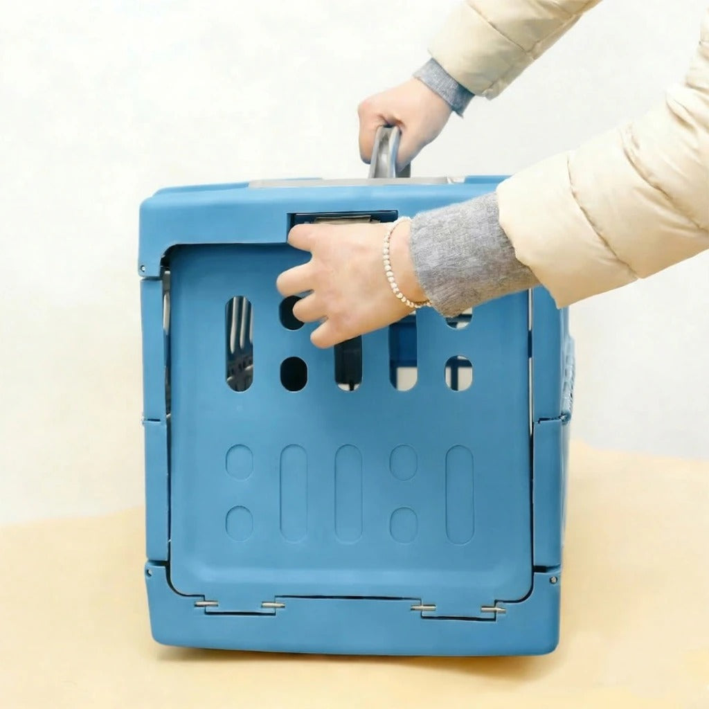 Jaula Transportadora Para Mascotas Plegable Smart-Tek Paw&fold