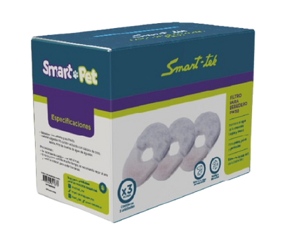 Filtro de Repuesto para Bebedero de Mascotas PW30 (Pack X3)