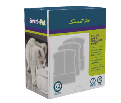 Filtro de Repuesto para Bebedero de Mascotas PW60 (Pack X3)